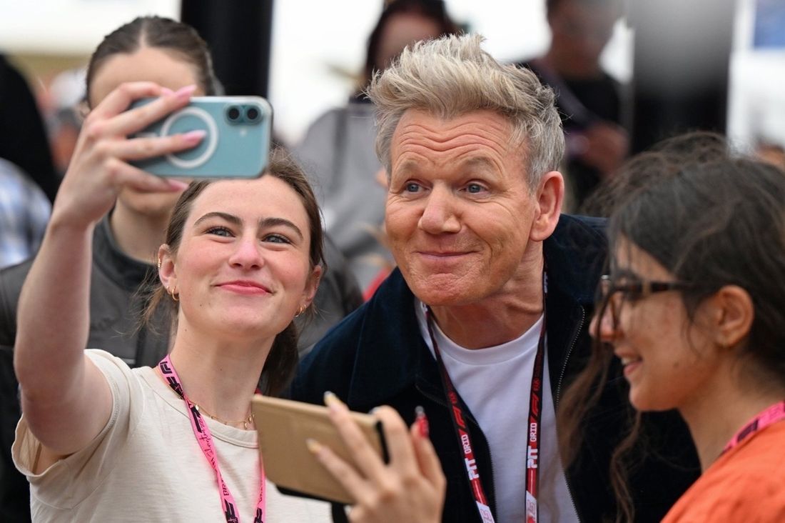 Gordon Ramsay spotyka się z fanami.