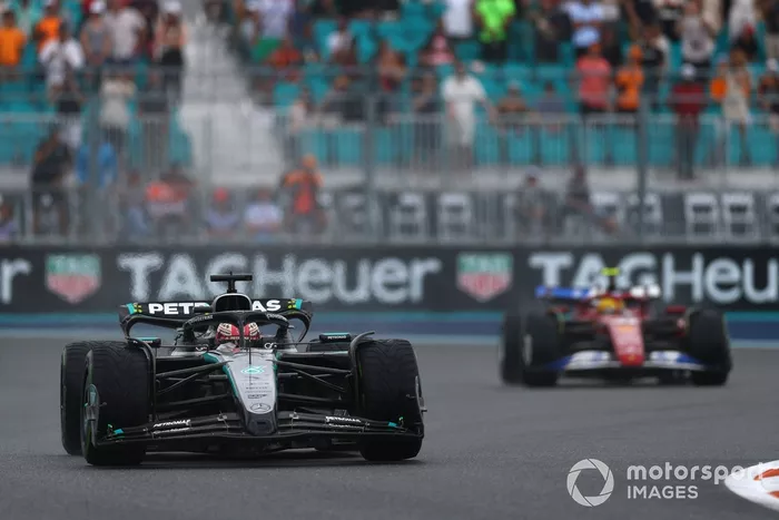 Lewis Hamilton, Ferrari, George Russell, Mercedes