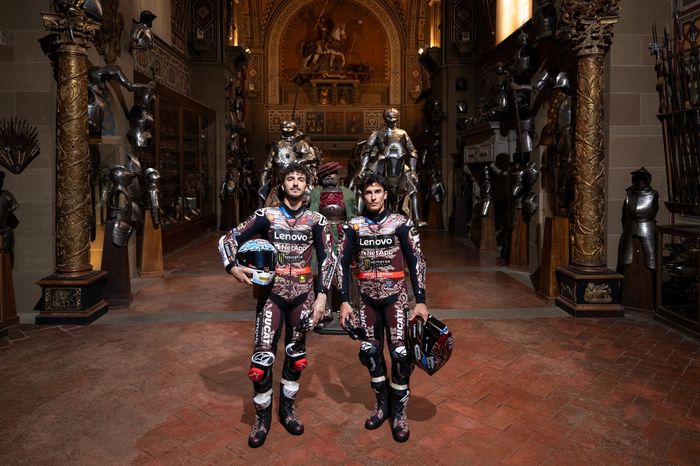 Marc Márquez, Francesco Bagnaia, Equipo Ducati, decoración de Mugello