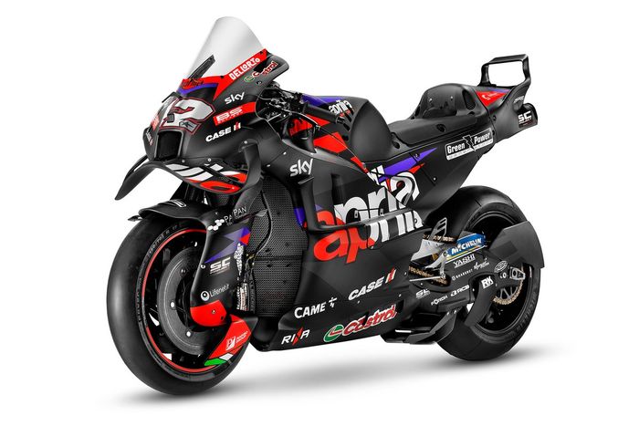La moto di Maverick Vinales, Aprilia Racing