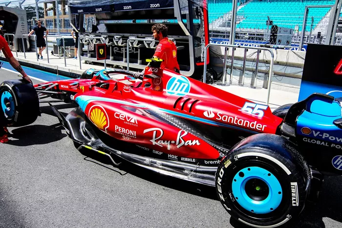 Détail de la Ferrari SF-24