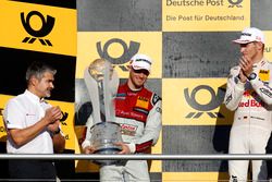 Podium der Gesamtwertung: 2. Edoardo Mortara, Audi Sport Team Abt Sportsline, Audi RS 5 DTM