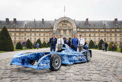 Alejandro Agag, Jean Todt e Lapo Elkann con la