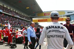 Nico Hulkenberg, Sahara Force India F1 on the grid