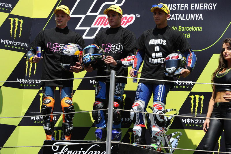 Brad Binder, Red Bull KTM Ajo, Jorge Navarro, Estrella Galicia 0,0, Enea Bastianini, Gresini Racing 