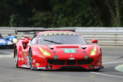 #82 Risi Competizione Ferrari 488 GTE: Giancarlo Fisichella, Toni Vilander, Matteo Malucelli