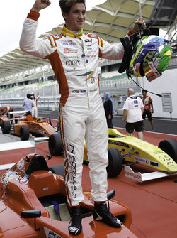 Winner Jordan Love in parc ferme