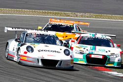 #99 Precote Herberth Motorsport Porsche 911 GT3 R: Robert Renauer, Martin Ragginger; #29 Montaplast 