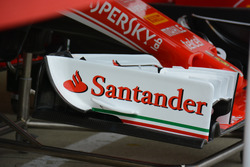Ferrari, dettaglio dell'ala anteriore