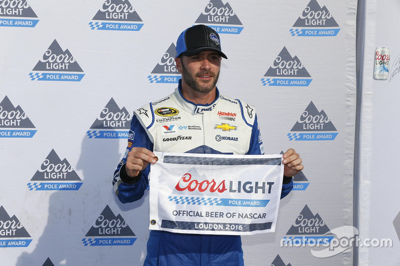 Polesitter Jimmie Johnson, Hendrick Motorsports, Chevrolet