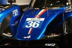 #36 Signatech Alpine A460: Gustavo Menezes, Nicolas Lapierre, Stéphane Richelmi detail