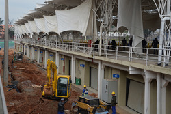 Travaux de rénovation à Interlagos