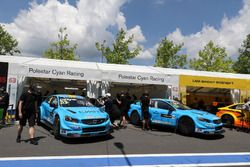 Robert Dahlgren, Polestar Cyan Racing, Volvo S60 Polestar TC1 and Thed Björk, Polestar Cyan Racing, Volvo S60 Polestar TC1