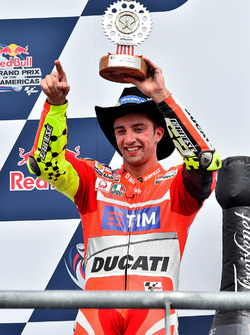 Podium : le troisième Andrea Iannone, Ducati Team