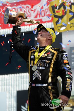 Top Fuel winner Tony Schumacher