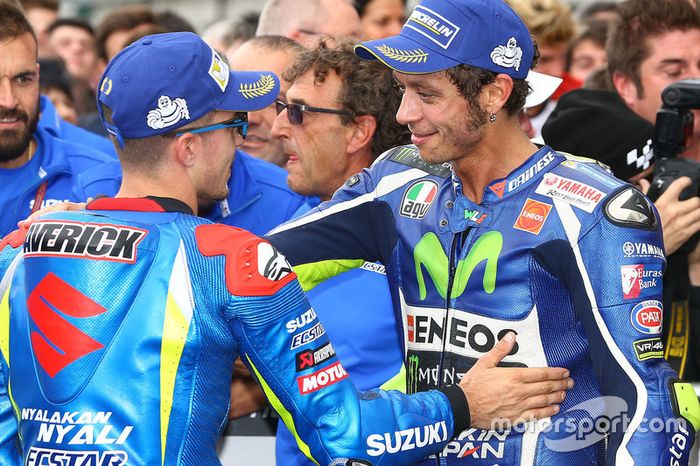 Maverick Viñales y Valentino Rossi