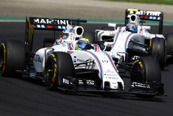 Felipe Massa, Williams FW38 et Valtteri Bottas, Williams FW38