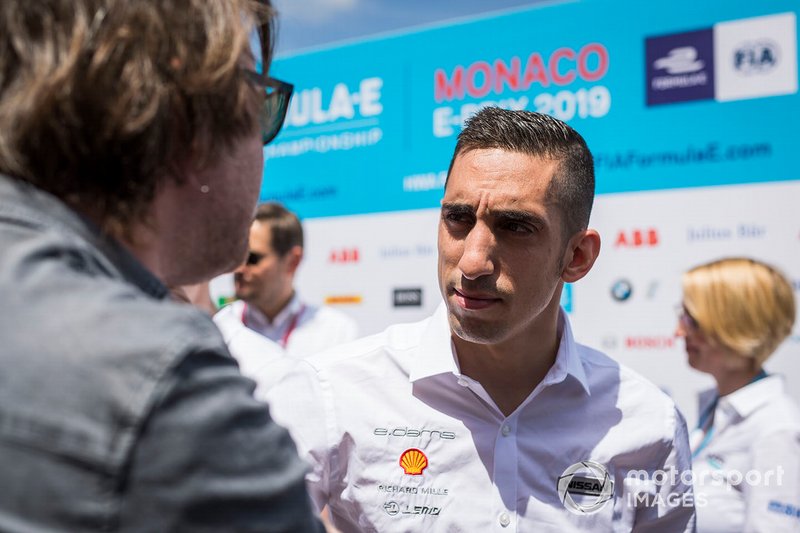 Sébastien Buemi, Nissan e.Dams, parla con la stampa