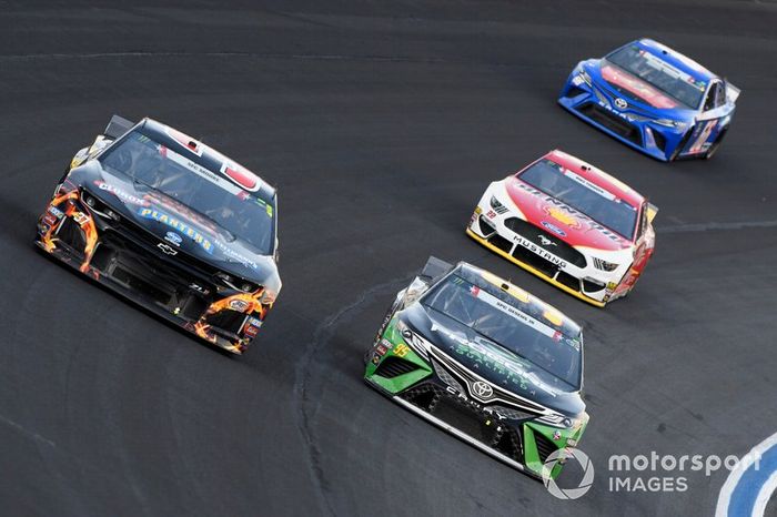 Chris Buescher, JTG Daugherty Racing, Chevrolet Camaro Kroger Thrill of the Grill,  Matt DiBenedetto, Leavine Family Racing, Toyota Camry Procore Safety Qualified