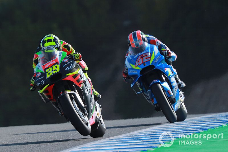 Andrea Iannone, Aprilia Racing Team Gresini, Alex Rins, Team Suzuki MotoGP