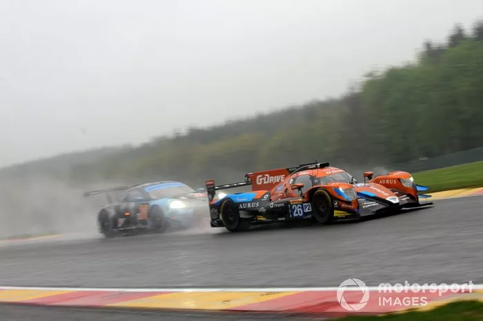#26 G-Drive Racing Oreca 07: Roman Rusinov, Jean-Eric Vergne, Job Van Uitert 