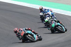 Fabio Quartararo, Petronas Yamaha SRT, Franco Morbidellli, Petronas Yamaha SRT, Maverick Vinales, Yamaha Factory Racing, Alex Rins, Team Suzuki MotoGP