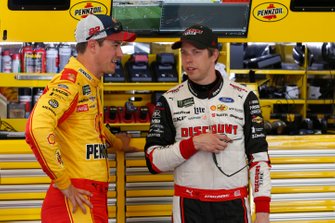 Joey Logano, Team Penske, Ford Mustang Shell Pennzoil Brad Keselowski, Team Penske, Ford Mustang America's Tire