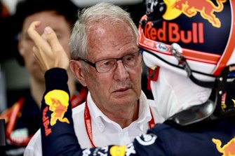 Helmut Markko, Consultant, Red Bull Racing, en Pierre Gasly, Red Bull Racing