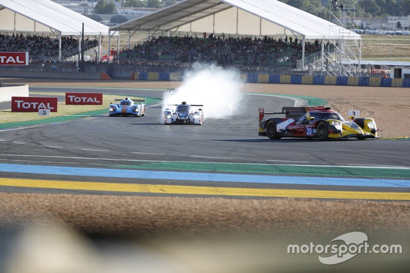 #32 United Autosports Ligier JSP217 Gibson: Ryan Cullen, Alex Brundle, Will Owen; #20 High Class Racing Oreca 07 Gibson: Anders Fjördbach, Dennis Andersen, Mathias Bech; #10 Dragonspeed BR Engineering BR1: Henrik Hedman, Ben Hanley, Renger Van der Zande