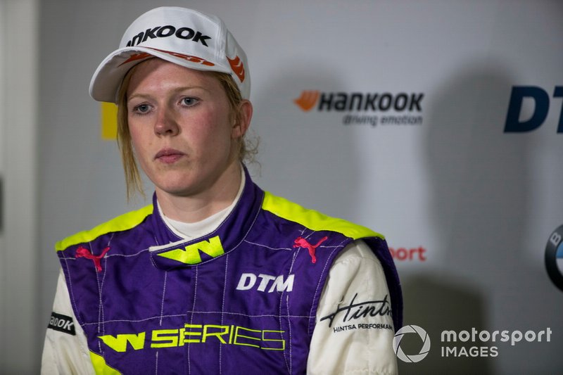 Alice Powell in the press conference