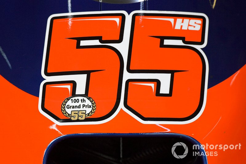 Hafizh Syahrin, Red Bull KTM Tech 3, 100th GP logo