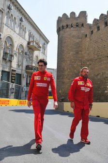 Mattia Binotto, Ferrari, pist yürüyüşü