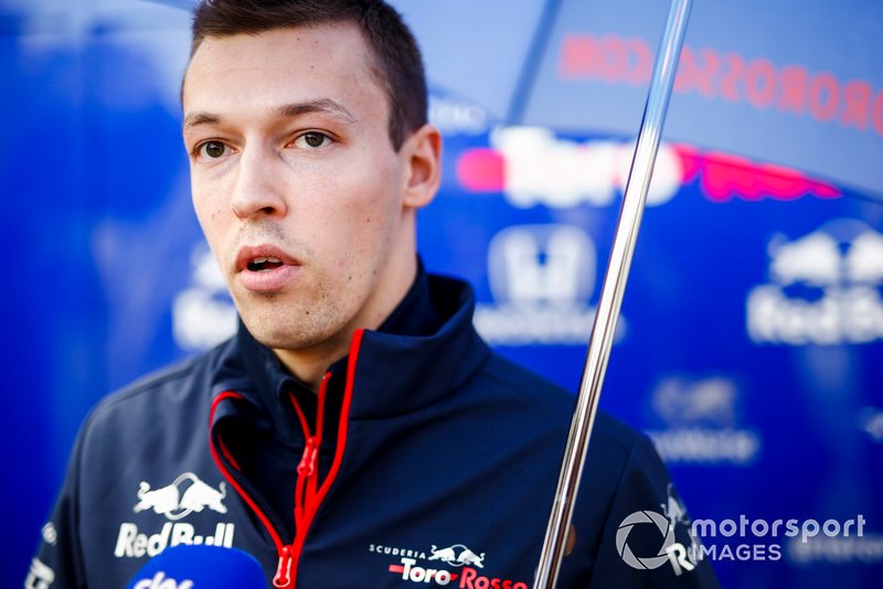 Daniil Kvyat, Toro Rosso parla con i media