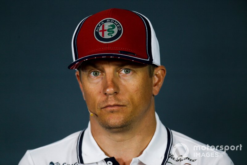 Kimi Raikkonen, Alfa Romeo Racing in the Press Conference
