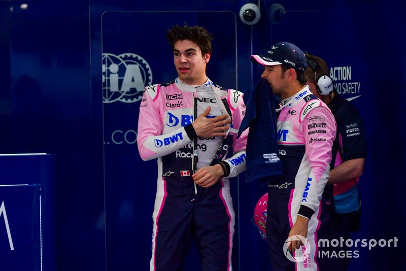 Lance Stroll, Racing Point y Sergio Pérez, Racing Point