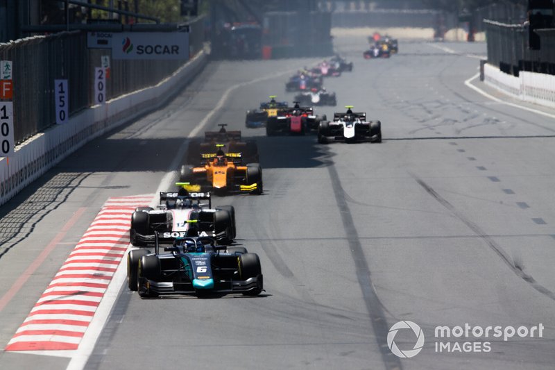 Nicholas Latifi, DAMS e Juan Manuel Correa, SAUBER JUNIOR TEAM BY CHAROUZ