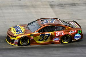 Chris Buescher, JTG Daugherty Racing, Chevrolet Camaro Bush's Beans