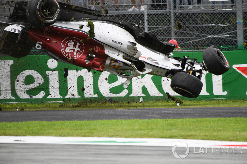 El accidente de Marcus Ericsson, Sauber C37