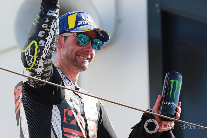 Podio: tercer clasificado Cal Crutchlow, Team LCR Honda