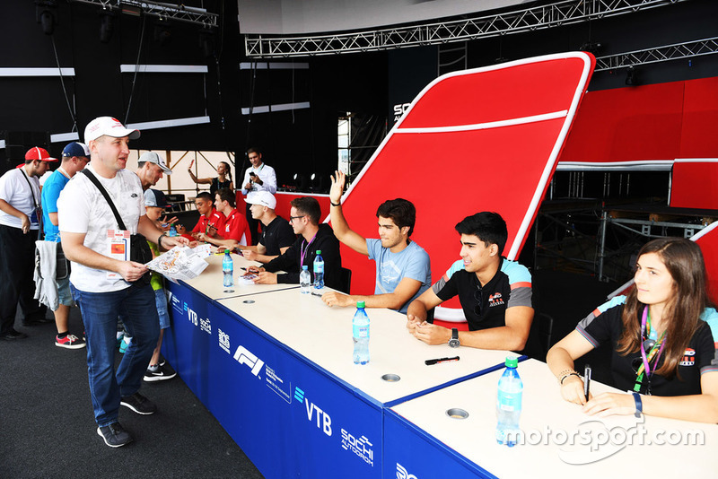 Pedro Piquet, Trident, Juan Manuel Correa, Jenzer Motorsport, Tatiana Calderon, Jenzer Motorsport 