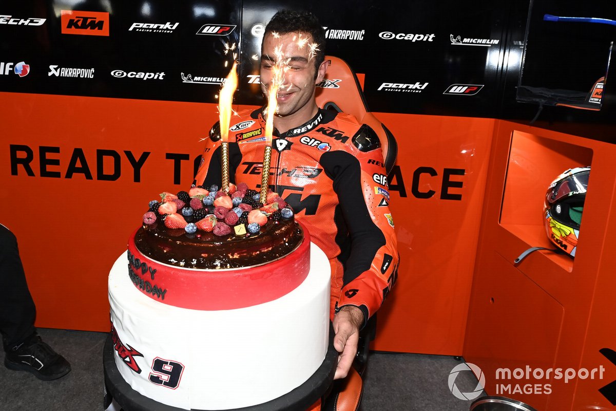 Danilo Petrucci, KTM Tech3, celebra su cumpleaños