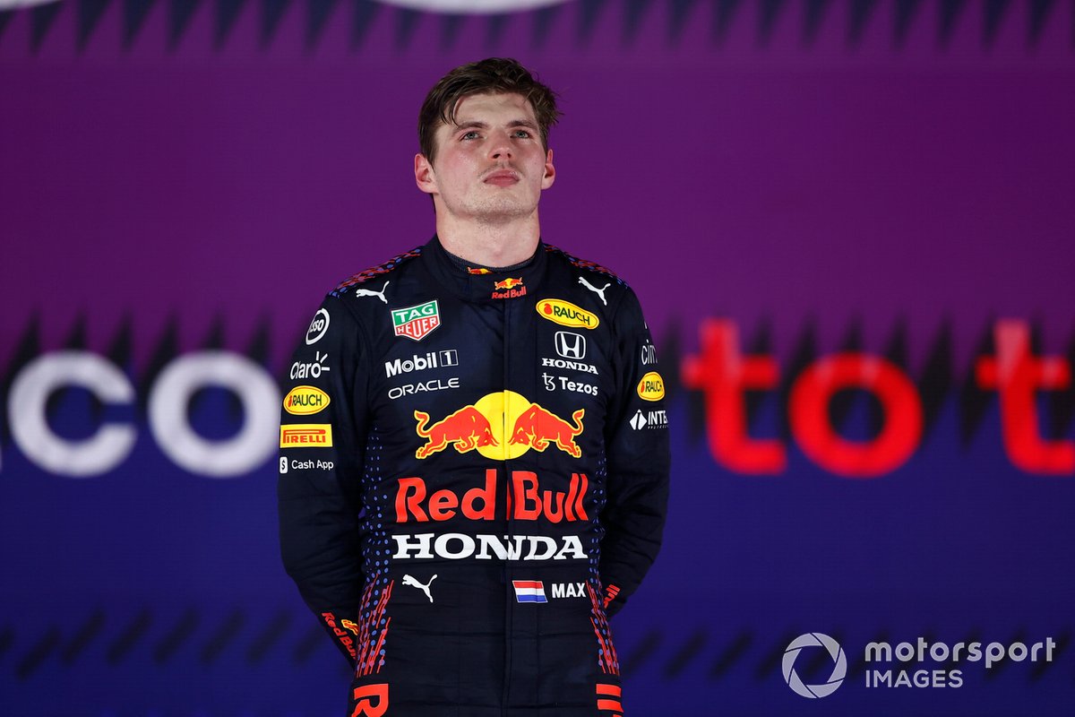 Podio: segundo lugar Max Verstappen, Red Bull Racing