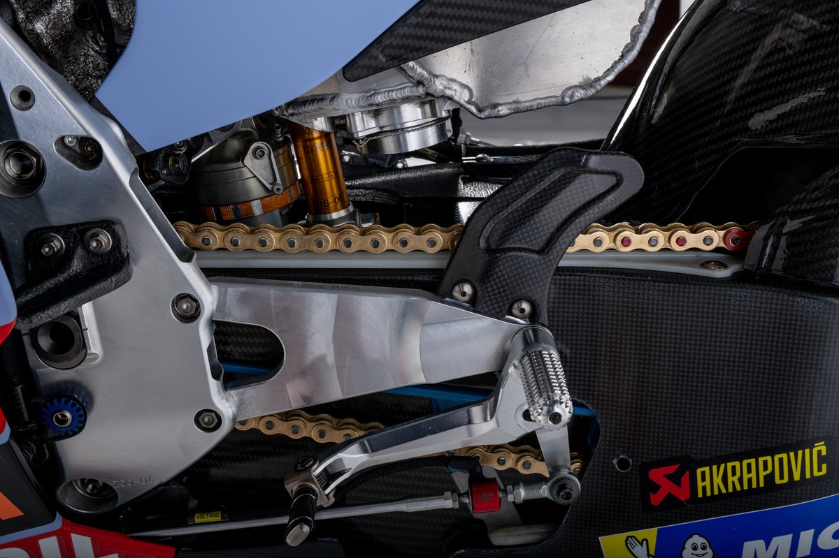 Gresini Racing, dettaglio della moto