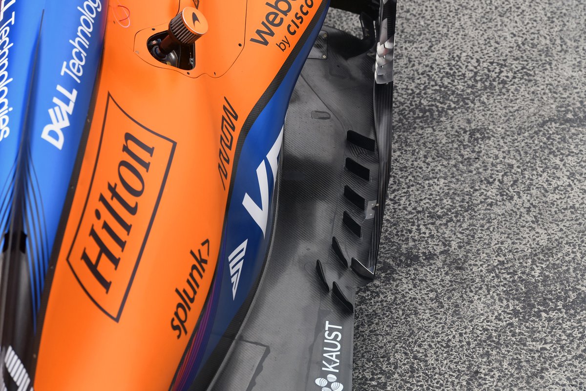Детали днища McLaren MCL35M
