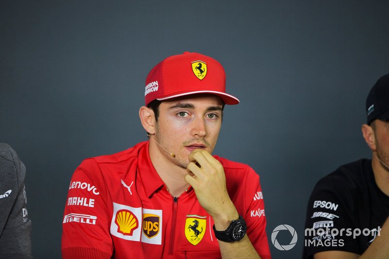 Charles Leclerc, Ferrari in Press Conference