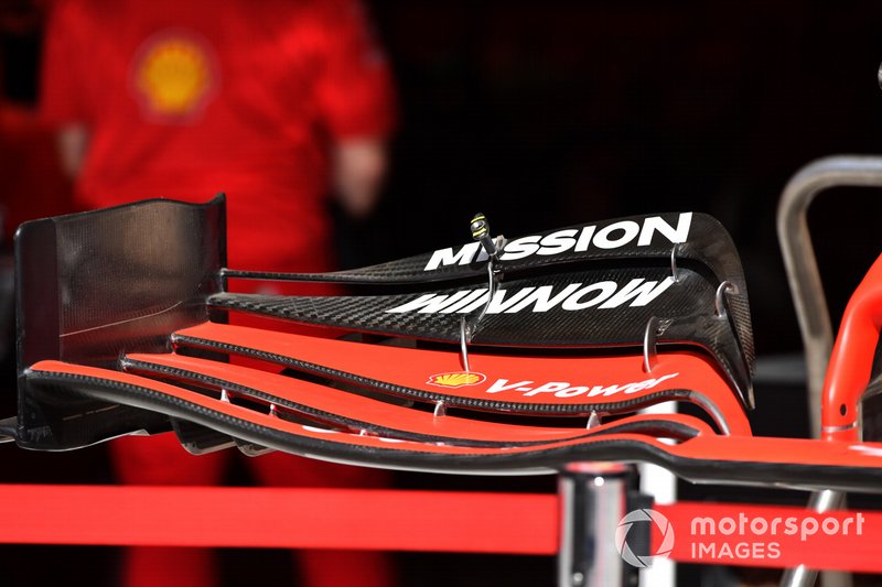 Alerón delantero del Ferrari SF90