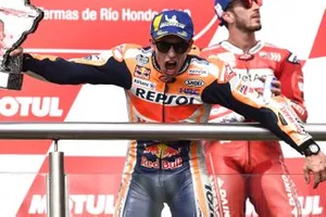Podium: race winnaar Marc Marquez, Repsol Honda Team