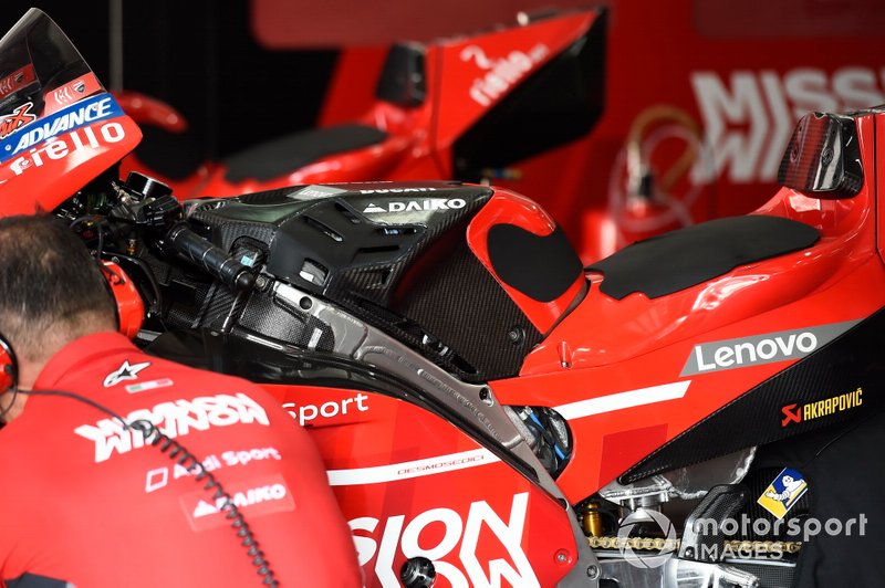 Ducati Team, depósito
