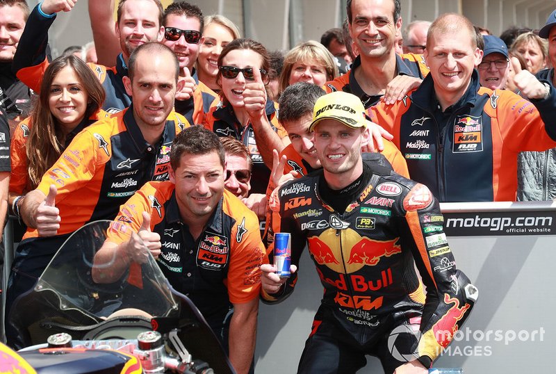 Il secondo classificato Brad Binder, KTM Ajo