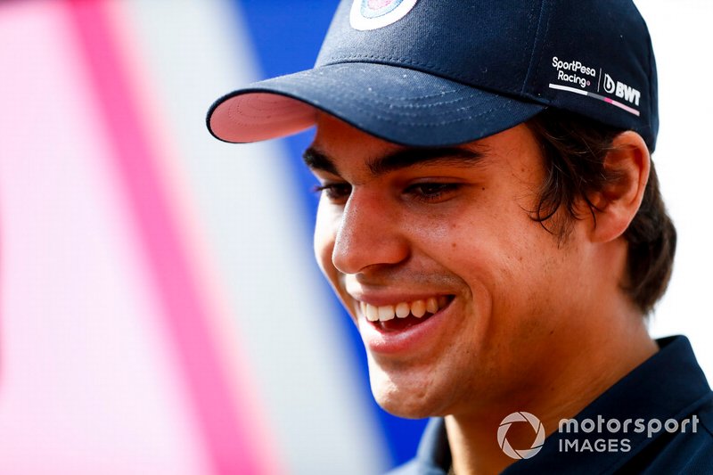 Lance Stroll, Racing Point parle aux médias